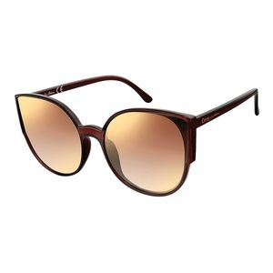 Circus NY Brown Oversized Cat-Eye UV Sunglasses